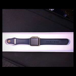 Apple Watch Series 1 38mm Gold Case/Midnight Blue